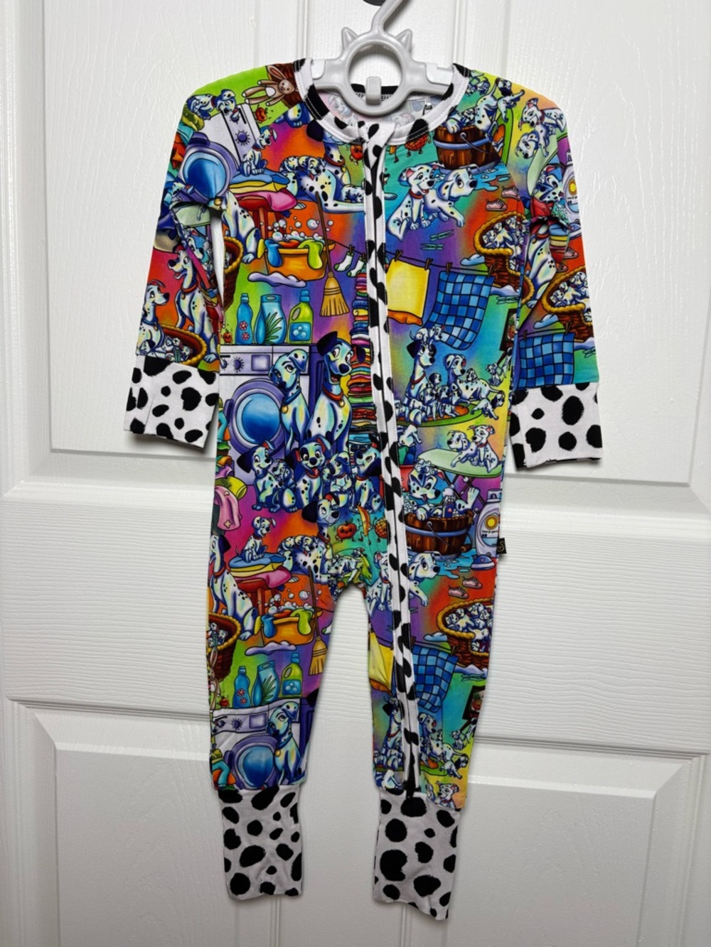 Sugar Swan 101 Dalmatians Bamboo Zippy Pajamas 6-12M NWT